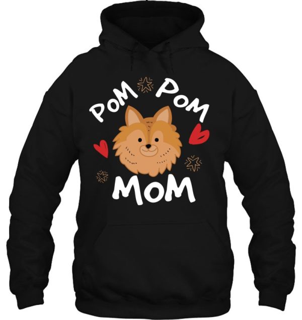 Funny Pomeranian Pom Pom Mom Funny Dog Owner Pullover