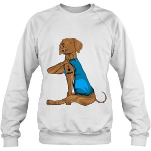 Funny Vizsla Dog I Love Mom Tattoo Vizsla Lover Gift 4