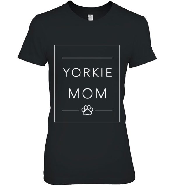 Funny Yorkie Lover Dog Mom Crewneck, Yorkie Dog Mom