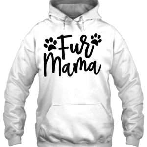 Fur Mama Gift For Pet Dog And Cat Lovers Raglan Baseball 3