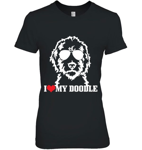 Goldendoodle I Love My Doodle Mom Labradoodle Dog Funny Gift