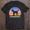 Goldendoodle Vintage Sunset Dog
