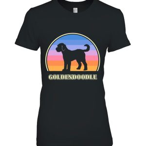 Goldendoodle Vintage Sunset Dog