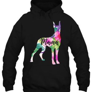 Great Dane Mama Dog Mom Dog Lover Dog Owner Flowers 3