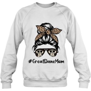 Great Dane Mom Life Messy Bun Hair Leopard Bandana 3 Great Dane Mom Life Messy Bun Hair Leopard Bandana 4