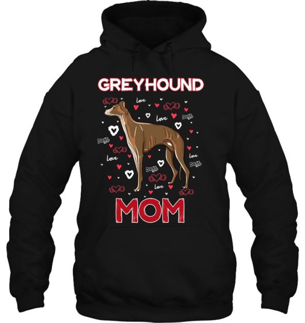 Greyhound Mom Funny Greyhound Owner Illustration For Women