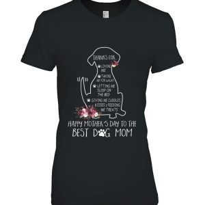 Happy Mother’s Day To The Best Dog Mom Thanks For Loving Me Talking Me For Walks Dog Owners Pet Lovers Floral