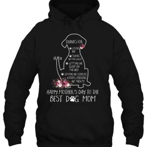 Happy Mother's Day To The Best Dog Mom Thanks For Loving Me Talking Me For Walks Dog Owners Pet Lovers Floral 2 Happy Mothers Day To The Best Dog Mom Thanks For Loving Me Talking Me For Walks Dog Owners Pet Lovers Floral 3