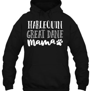 Harlequin Great Dane Mom Shirt Mother Mama Dog Lover Gift 3