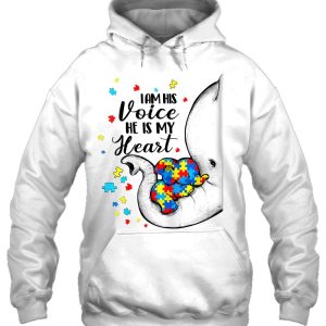 I Am His Voice Autism Awareness Puzzle Elephant Autism Mom 2 I Am His Voice Autism Awareness Puzzle Elephant Autism Mom 3