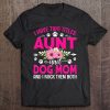 I Have Two Titles Aunt And Dog Mom Flower Mother’s Day