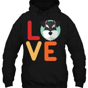 I Love Miniature Schnauzer Dog And Puppy For Dog Mom 3