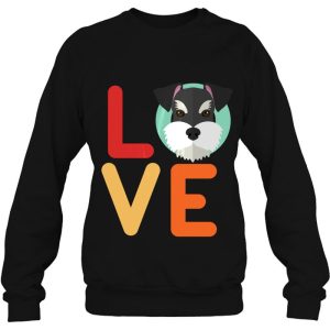 I Love Miniature Schnauzer Dog And Puppy For Dog Mom 4