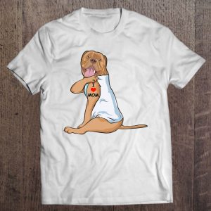 I Love Mom Tattoo Dogue De Bordeaux Mom Dog Lover Women