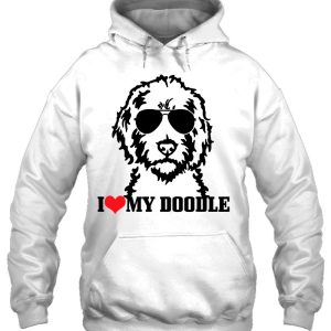 I Love My Doodle Goldendoodle Mom Labradoodle Dog Owner Gift 3