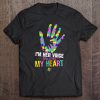 I’m Her Voice She Is My Heart Autism Mom Pink Autism Girl