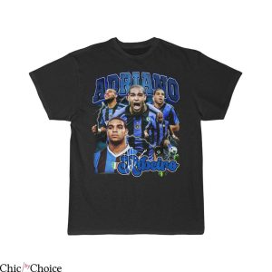 Inter Milan T-Shirt Adriano Brazil Football Soccer