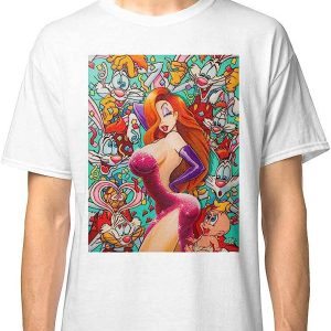 Jessica Rabbit T-Shirt Sexy Jessica Rabbit Who Framed Movie