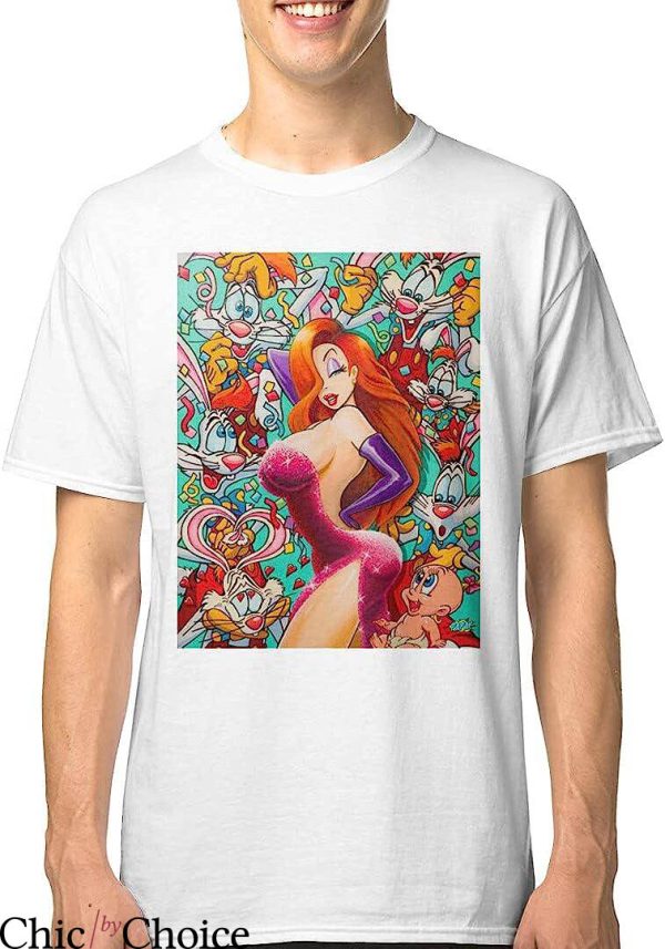 Jessica Rabbit T-Shirt Sexy Jessica Rabbit Who Framed Movie