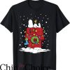 Joe Cool T-Shirt Peanuts Holiday Snoopy Woodstock Stocking