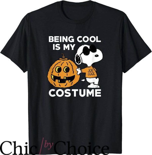 Joe Cool T-Shirt Peanuts Snoopy Cool Halloween Costume