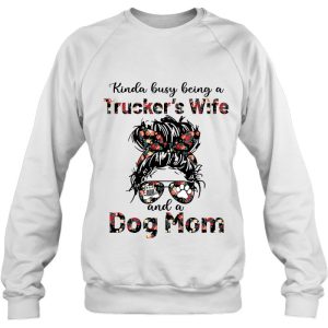 Kinda Busy Being A Truckers Wife And A Dog Mom Flower 4