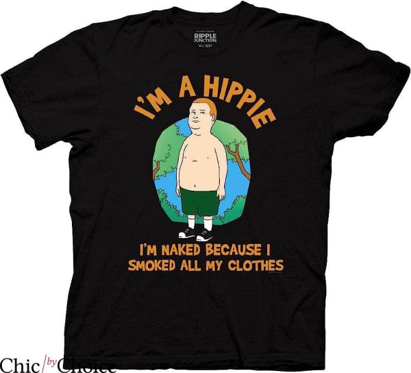 King Of The Hill T-Shirt Bobby I’m A Hippie Movie