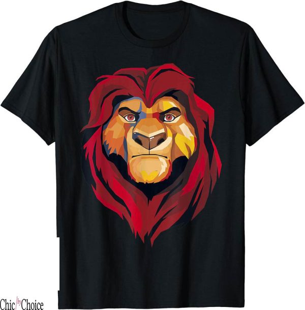 Kings Of Leon T-Shirt Disney Mufasa Artistic Face Portrait