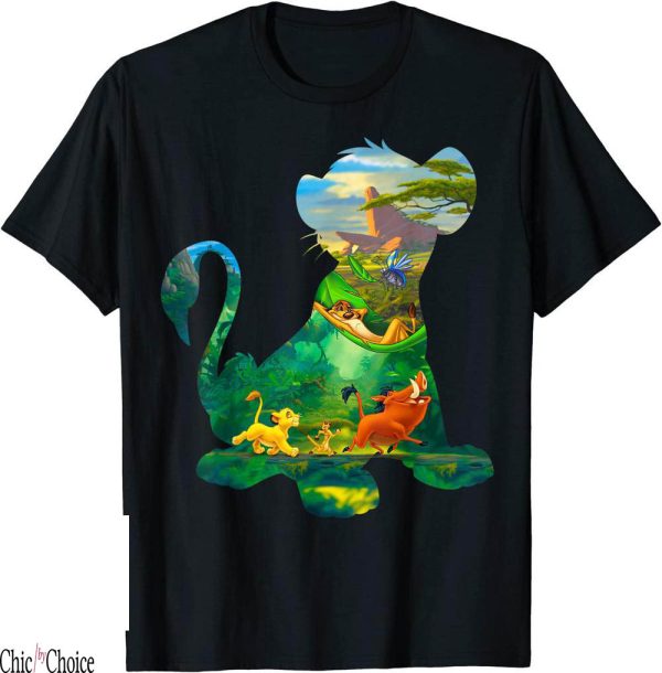 Kings Of Leon T-Shirt Disney Simba Silhouette Graphic
