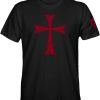Knights Templar T-Shirt Crusader Cross Tee Movie