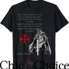 Knights Templar T-Shirt In Jesus Christ Christian Faith Tee