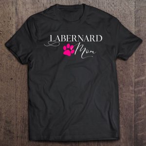 Labernard Mom Pink Dog Paw Gift