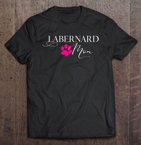 Labernard Mom Pink Dog Paw Gift