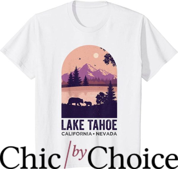 Lake Tahoe T-Shirt Nevada Summer Vacation Trending