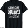 Leavers T-Shirt Funny Empty Nest Outta My Parents Basement