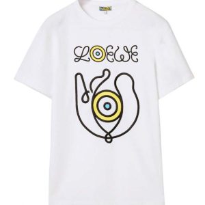 Loewe T Shirt LOEWE Embroidered Logo Fashion T Shirt