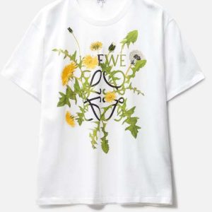Loewe T Shirt Loewe Anagram Flower Gift For You Shirt