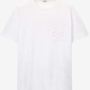 Loewe T Shirt Loewe Debossed Anagram Lover Tee Shirt