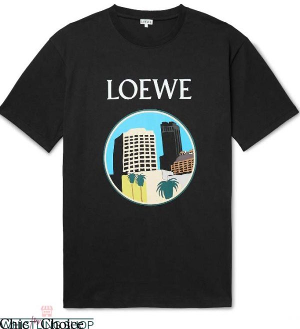 Loewe T Shirt Loewe Debossed Lover For You T Shirt