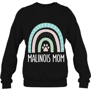 Malinois Mom Shirt Rainbow Paw Dog Mom 4