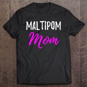 Maltipom Mom Maltese Pomeranian Dog Mom Gift Idea