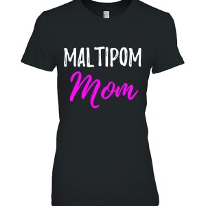 Maltipom Mom Maltese Pomeranian Dog Mom Gift Idea