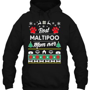 Maltipoo Mom Lovers Gift Ugly Christmas 3