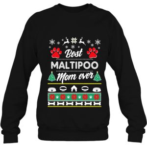 Maltipoo Mom Lovers Gift Ugly Christmas 4