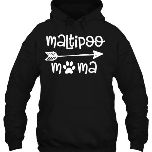 Maltipoo Mom Owner Dog Paw Breed Lovers Cute Design Mama 3