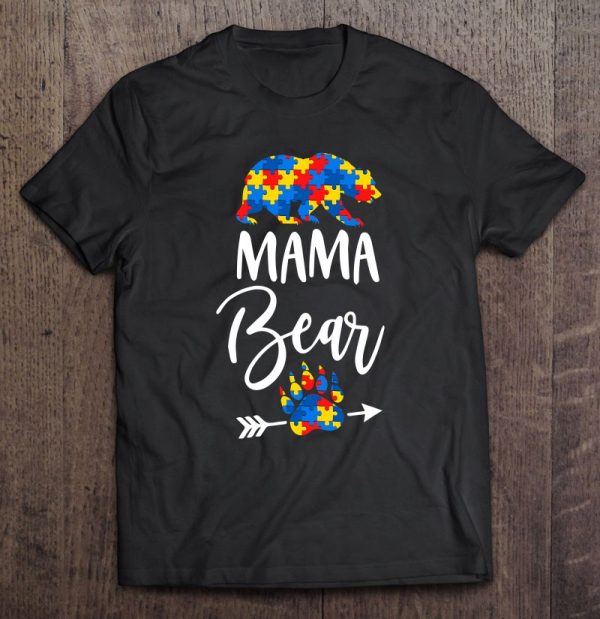 Mama Bear Autism Awareness Autism Mom Mommy Mama Puzzle