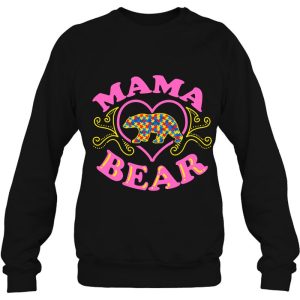 Mama Bear Autism Awareness Autism Mom Mommy Tee 4