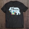 Mama Bear Cute Autism Awareness Mom With Puzzle Piece Cub