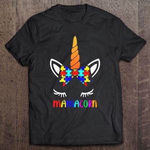 Mamacorn Unicorn Puzzle Autism Mom Love Support Kids Boys 1