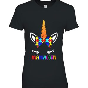 Mamacorn Unicorn Puzzle Autism Mom Love Support Kids Boys 2